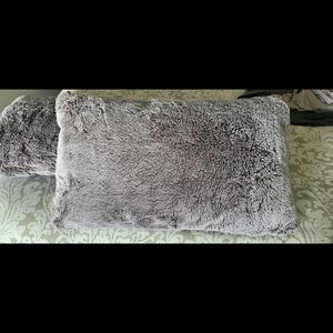 Decorative faux fur  pillows